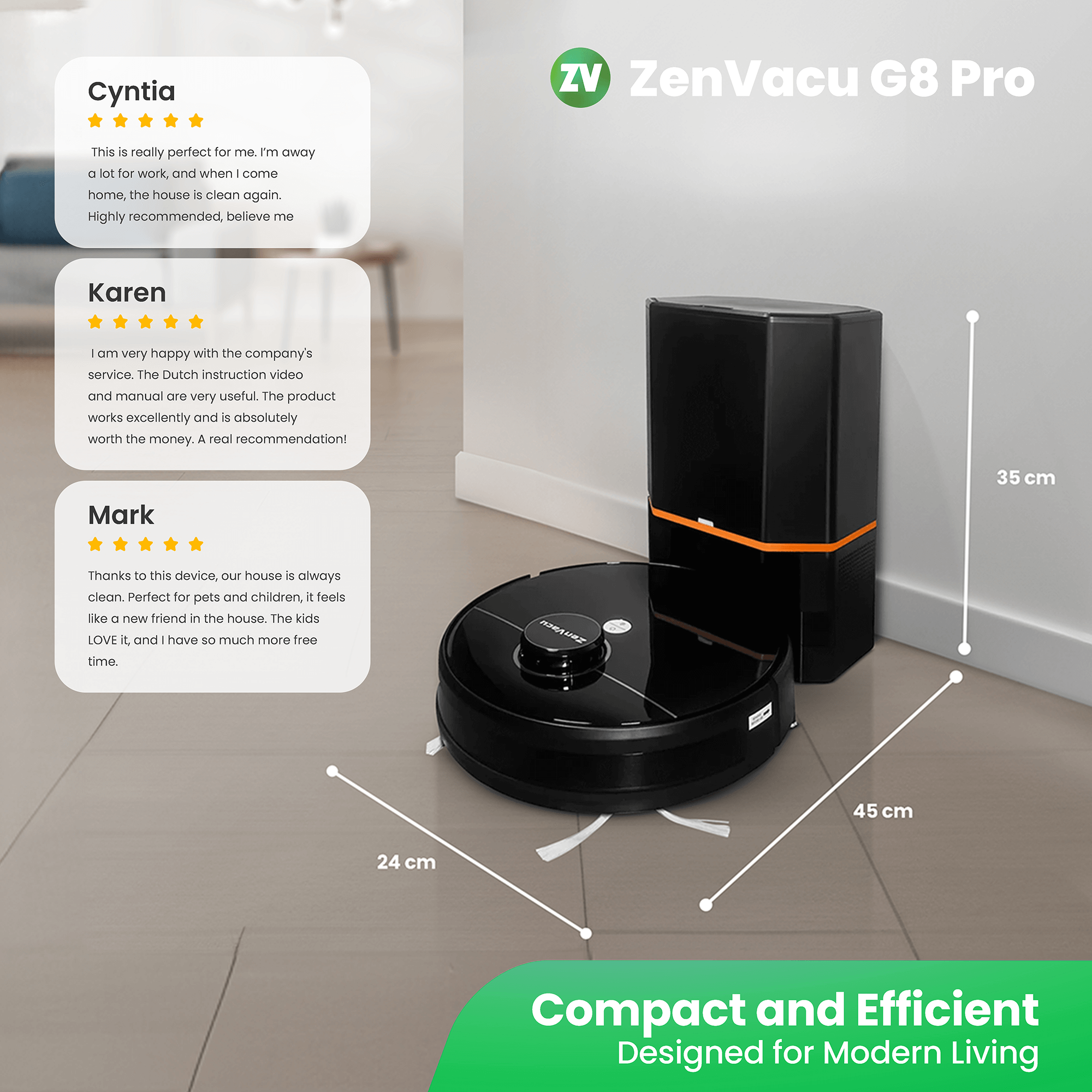 5-Star Reviews for ZenVacu G8 Pro: Perfect for Every Household